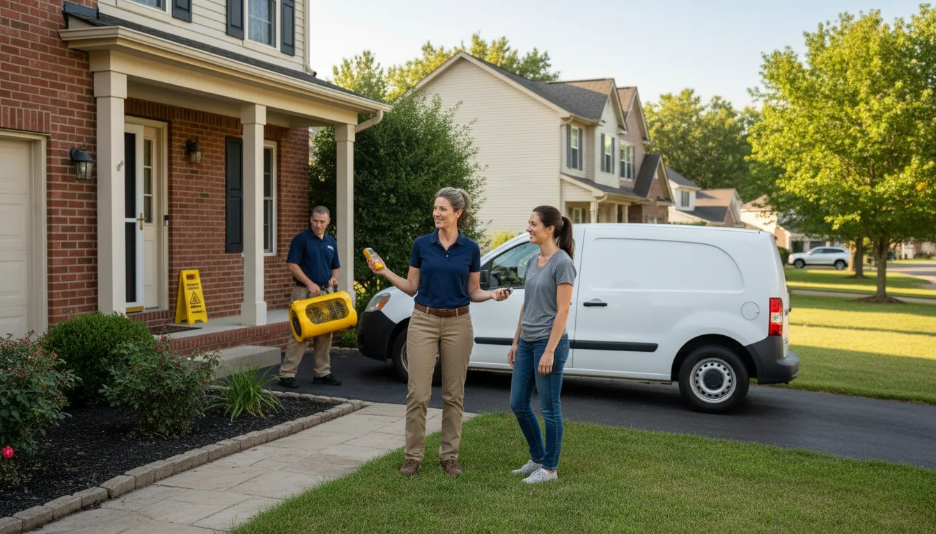 Water restoration image for Water Damage & Restoration Services in Newtown, MO